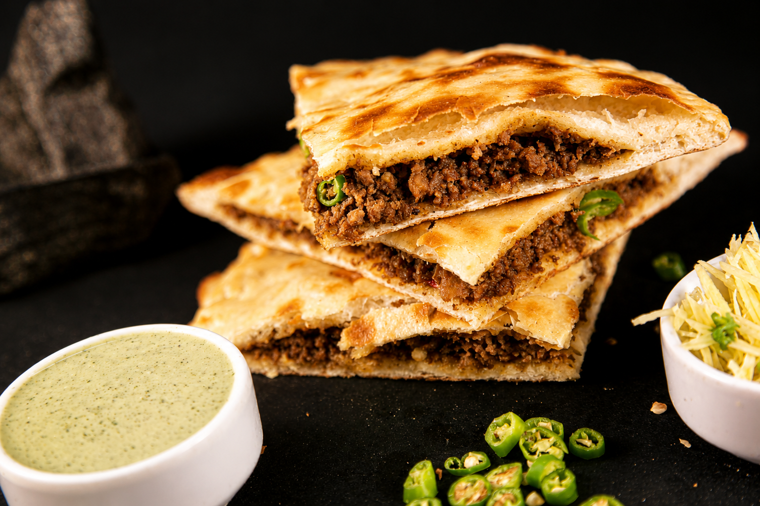 Keema Stuffed Paratha
