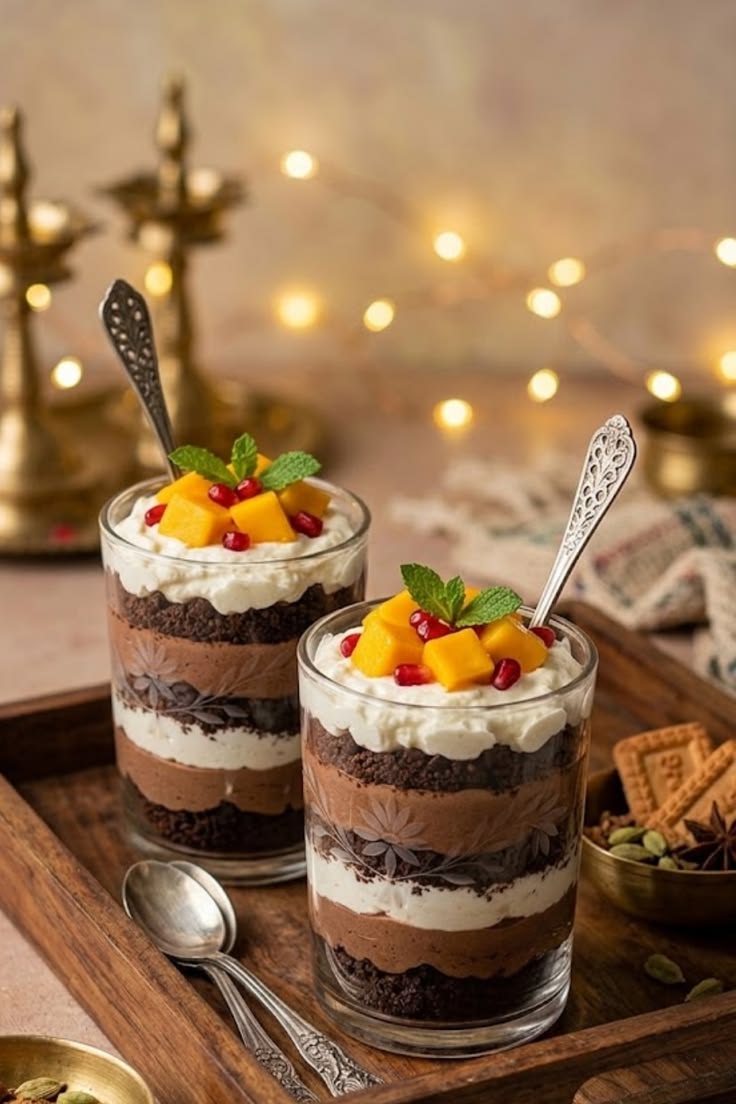 Easy Chocolate Mango Mousse
