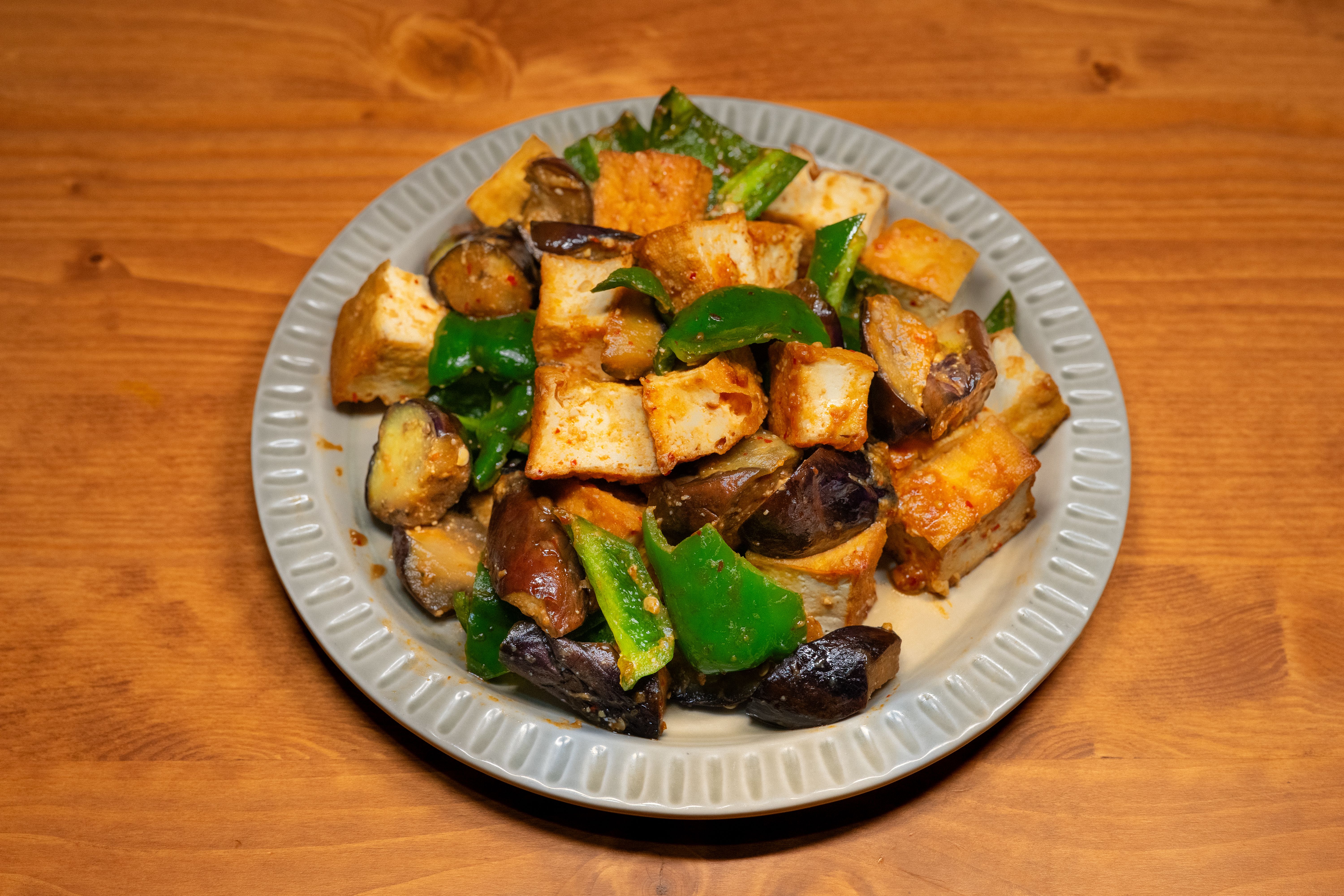 Stir-fried Tofu and Egg