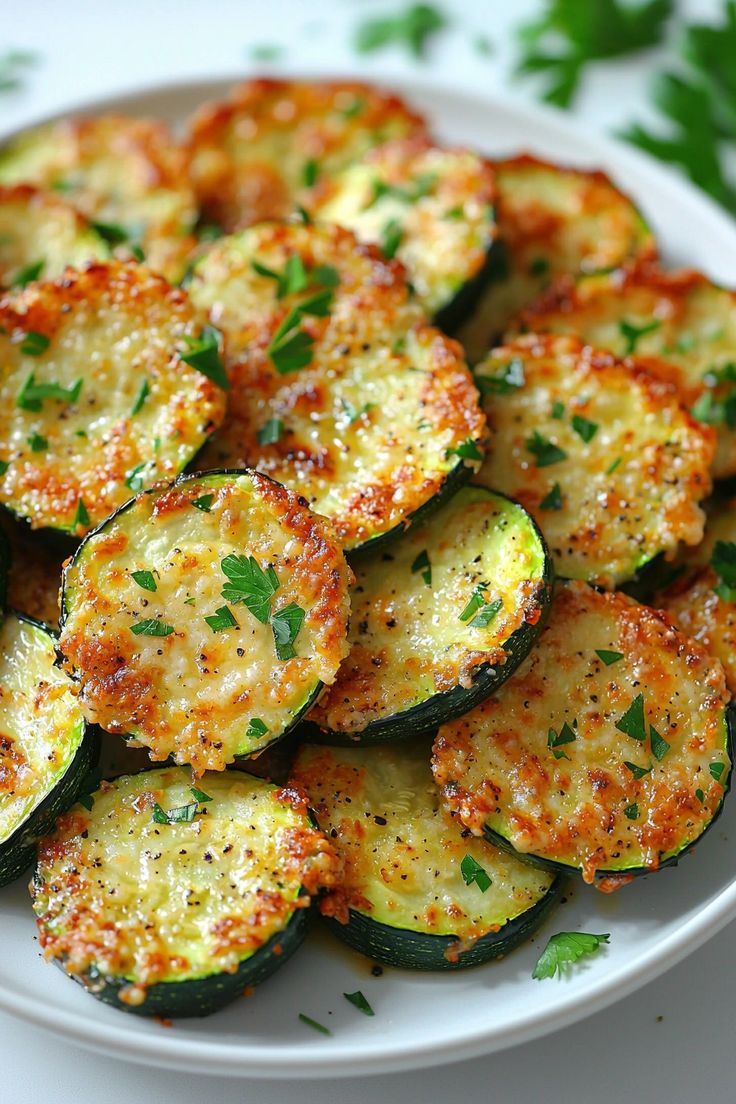 Baked Zucchini with Parmesan