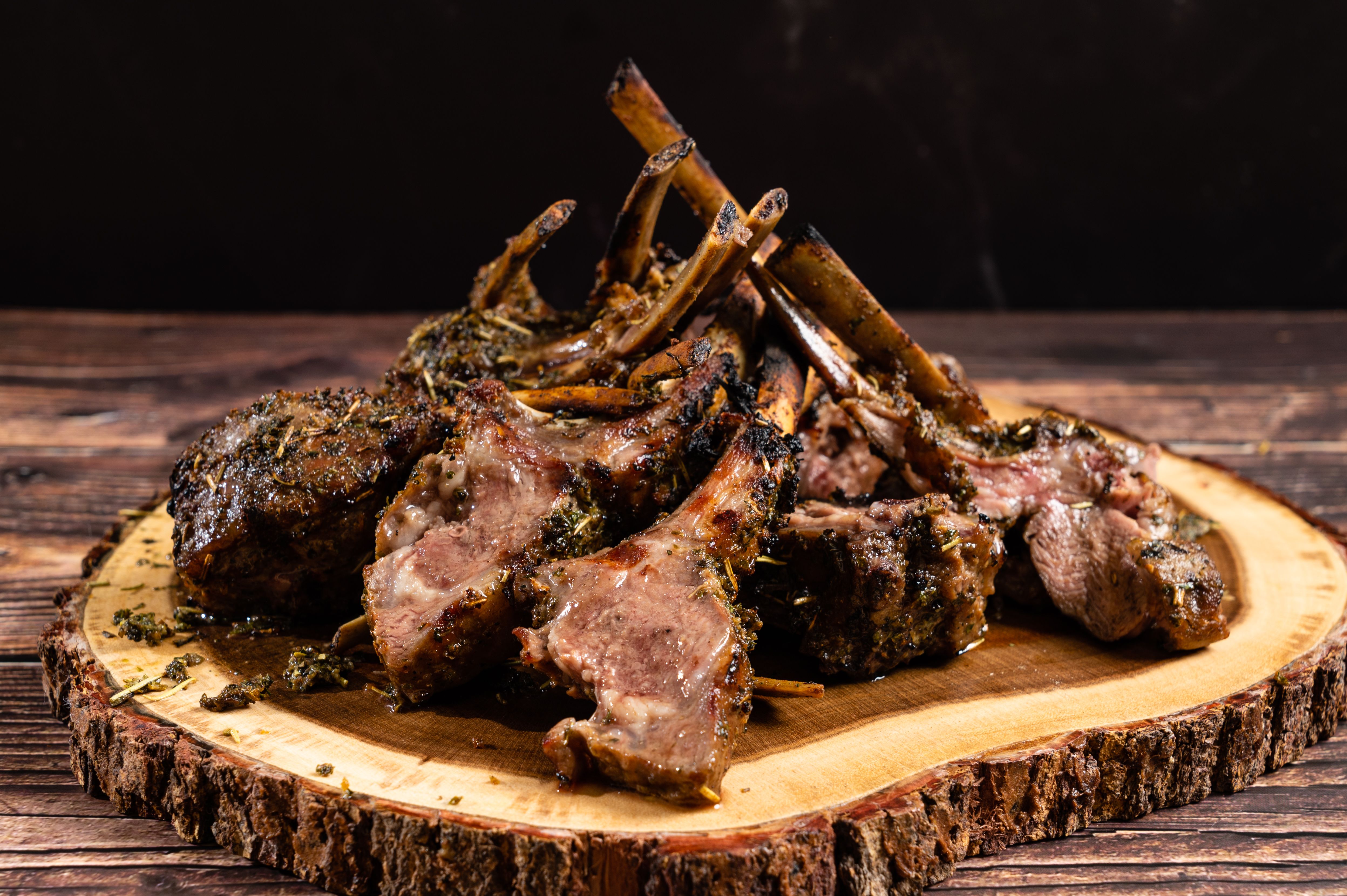 Roast Lamb with Garlic & Fresh Herbs