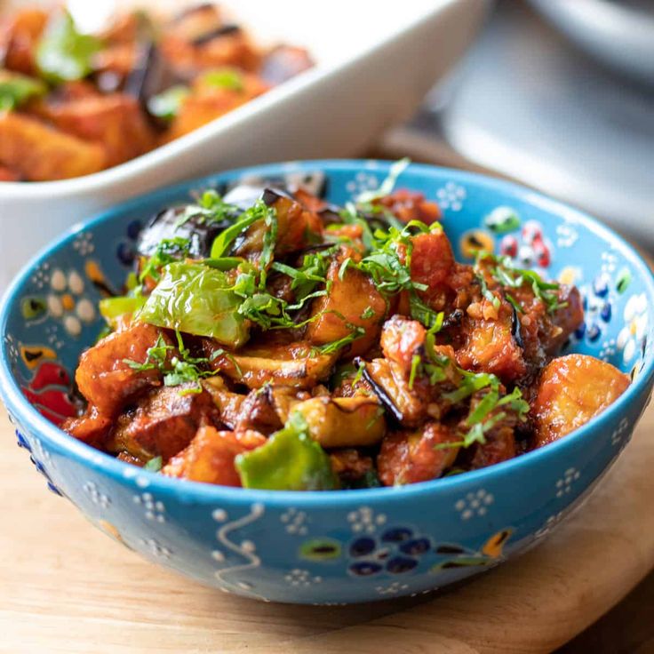 Saksuka (Turkish Eggplant in Tomato Sauce)