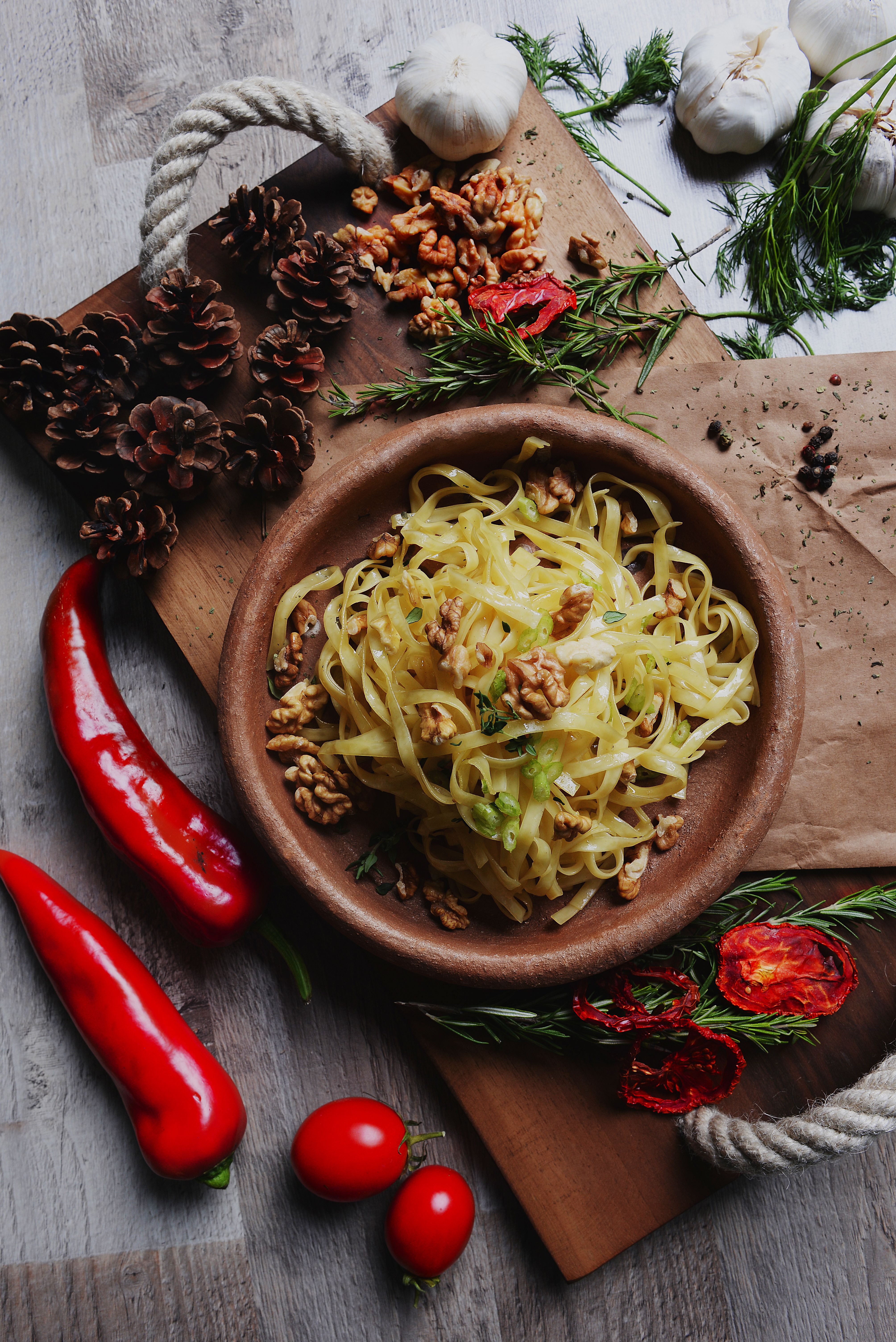 Turkish Eriste (Butter Noodles with Walnuts)