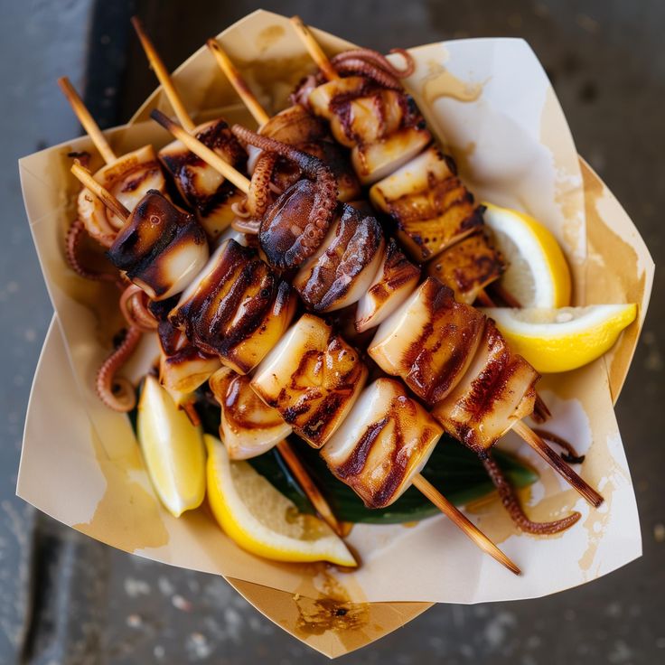 Ikayaki (Grilled Squid)