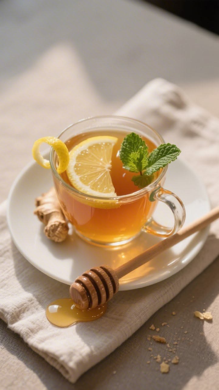 Lemon Ginger Honey Drink