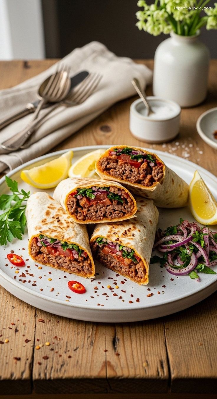 Tantuni Recipe (Turkish Beef Wrap)