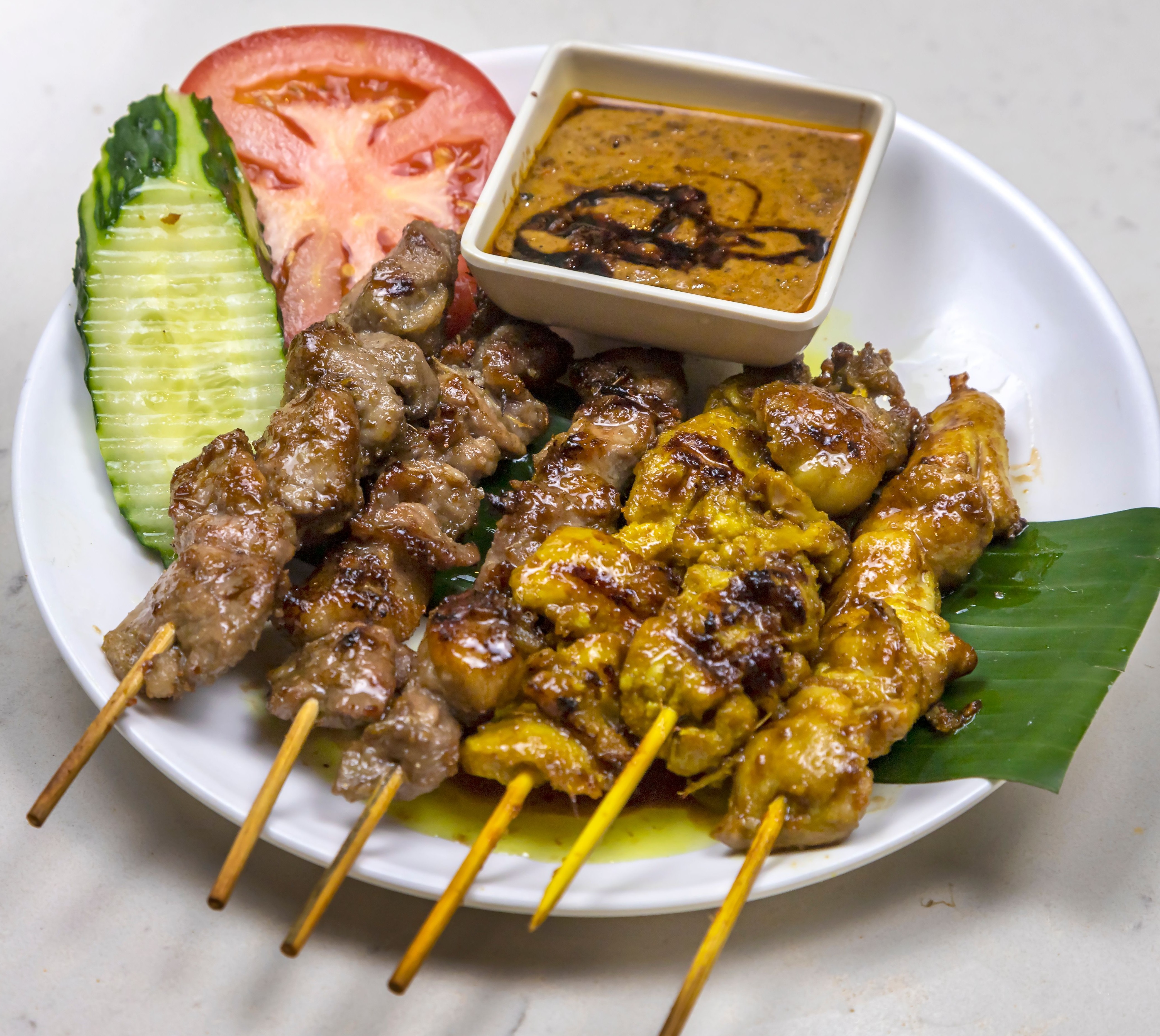 Thai Chicken Satay with Peanut Sauce (Gai Satay)