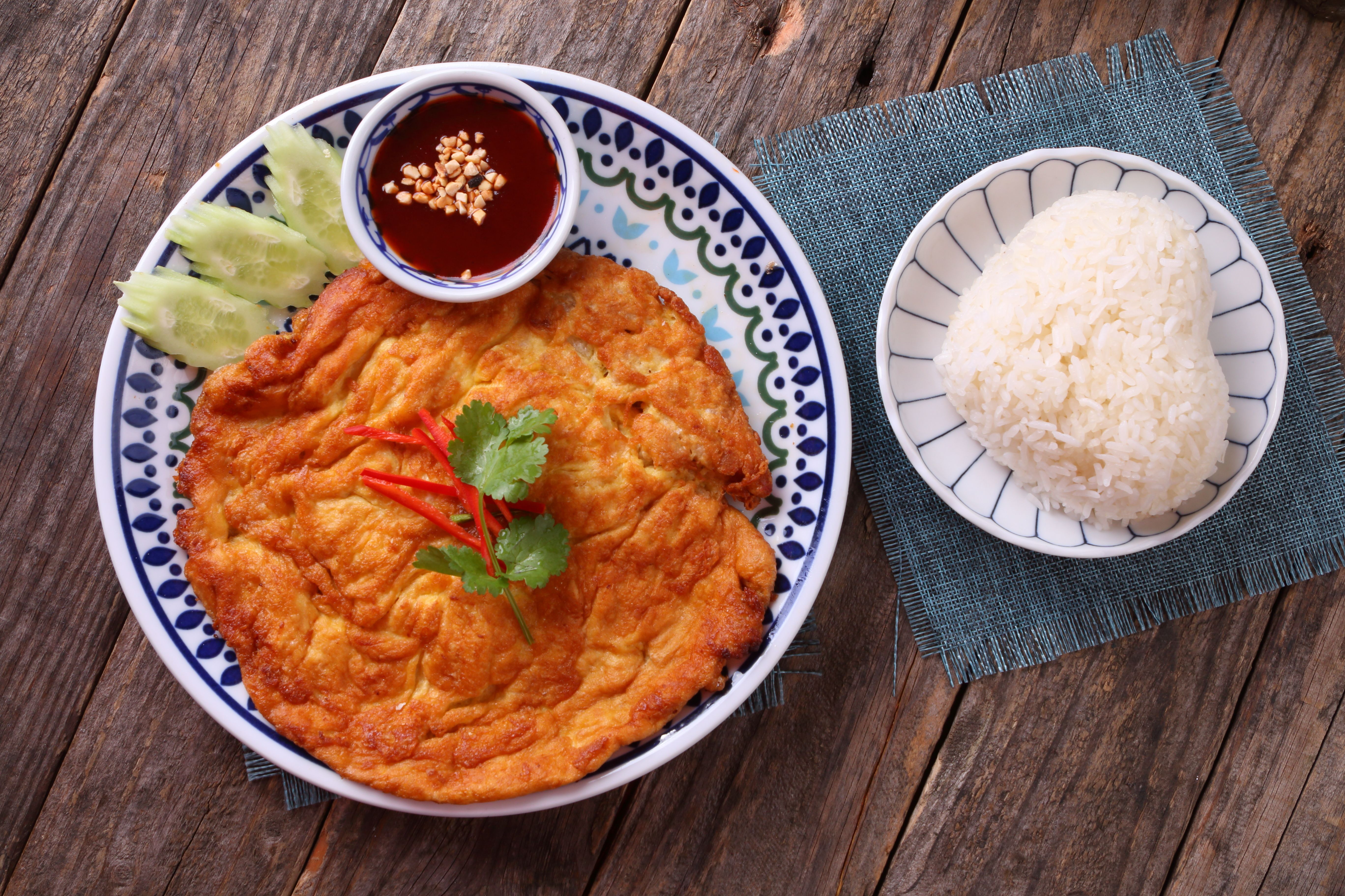 Authentic Thai Omelette (Kai Jiew)