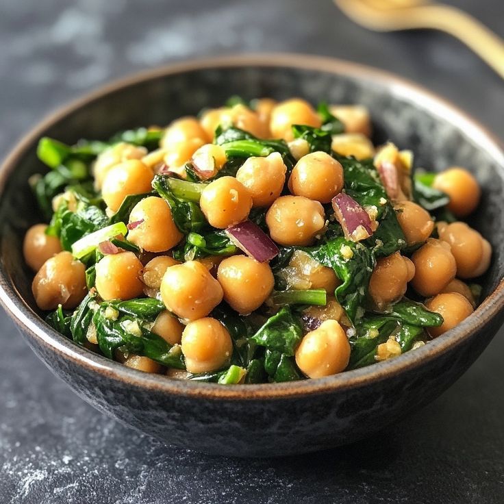 Espinacas con Garbanzos