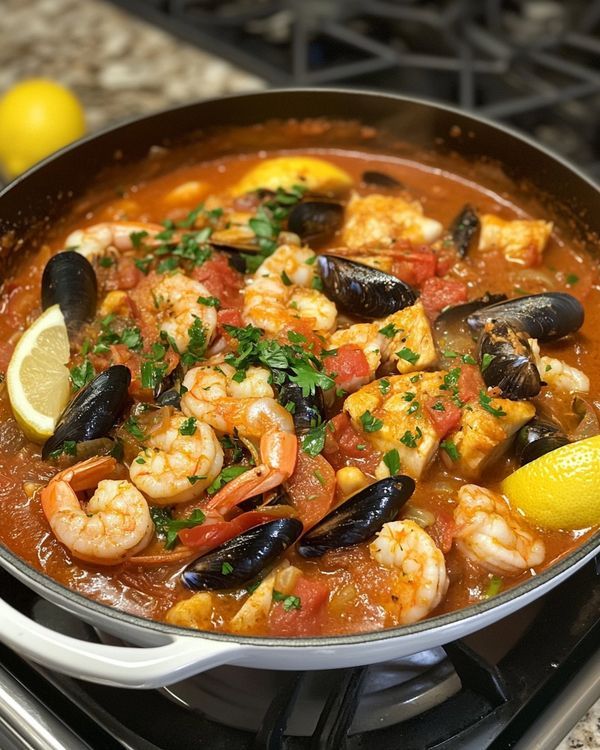 Cazuela de Mariscos (Seafood Casserole)