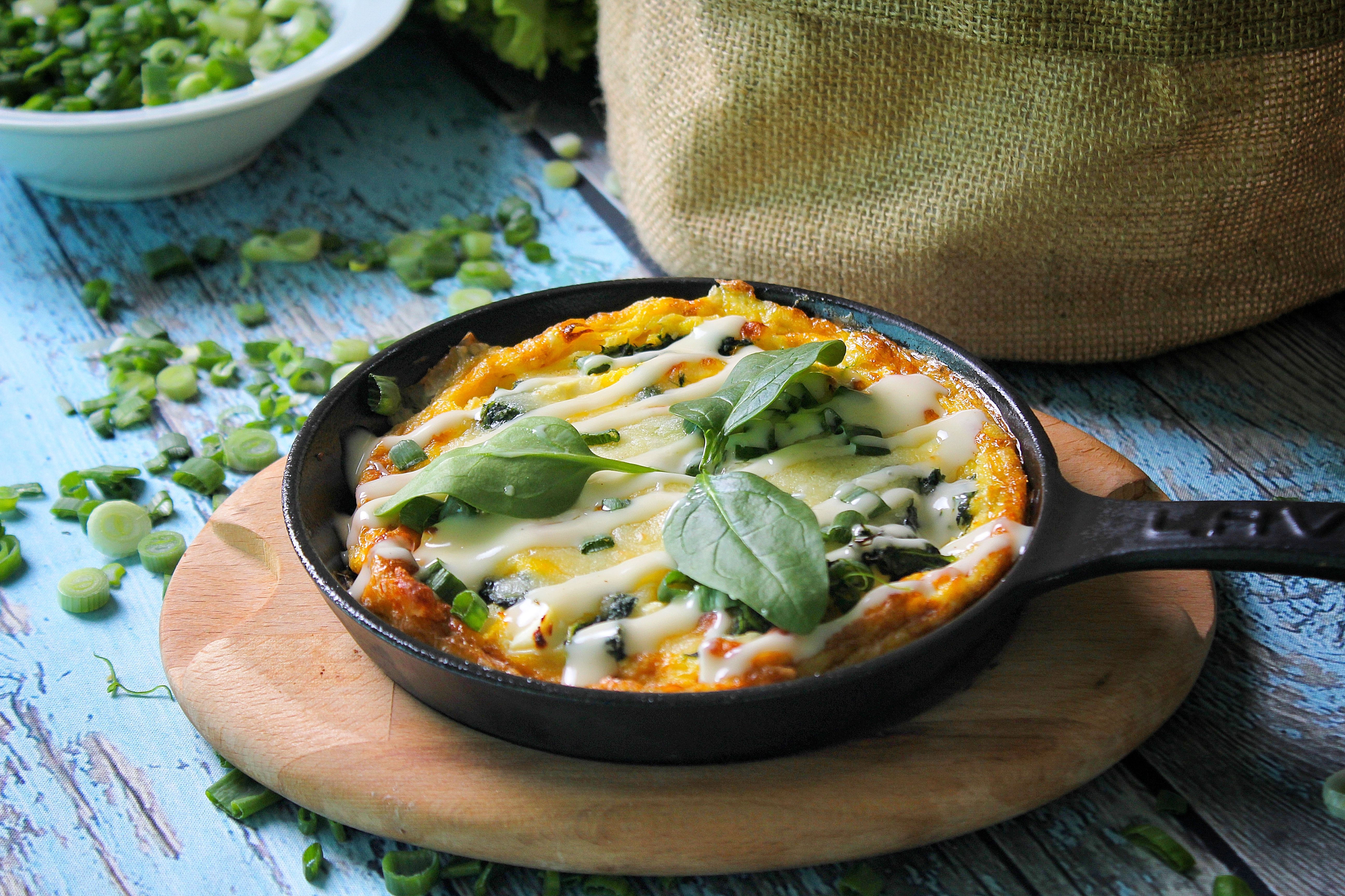 Vegetable & Bacon Frittata
