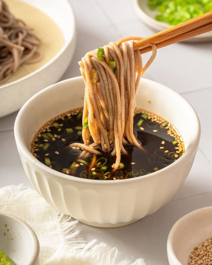 Cold Soba with Dipping Sauce (Memil Guksu)