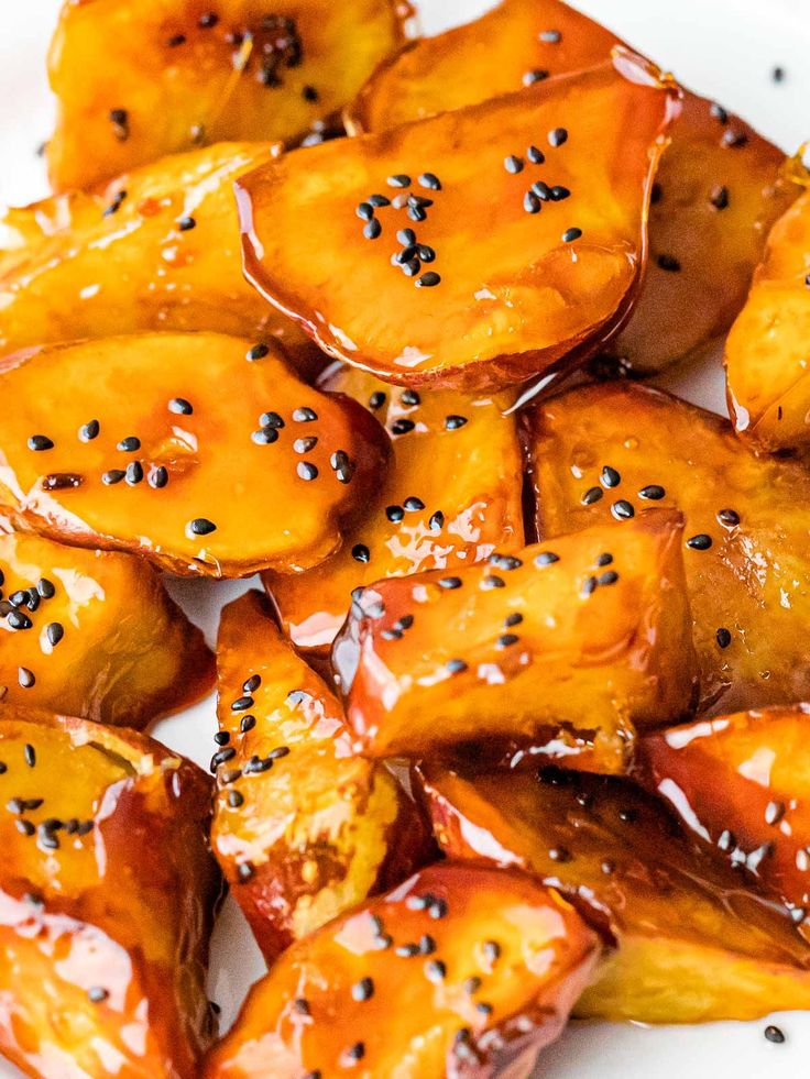 Goguma Mattang (Candied Sweet Potatoes)