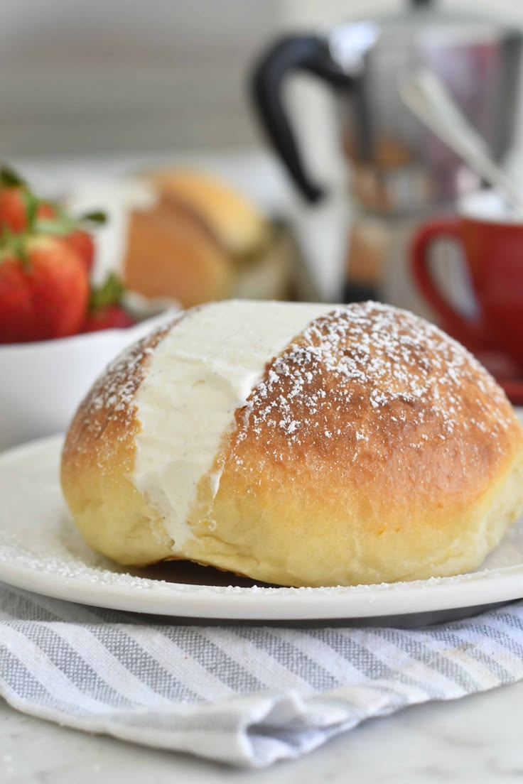 Maritozzo (Italian Cream-Filled Buns)