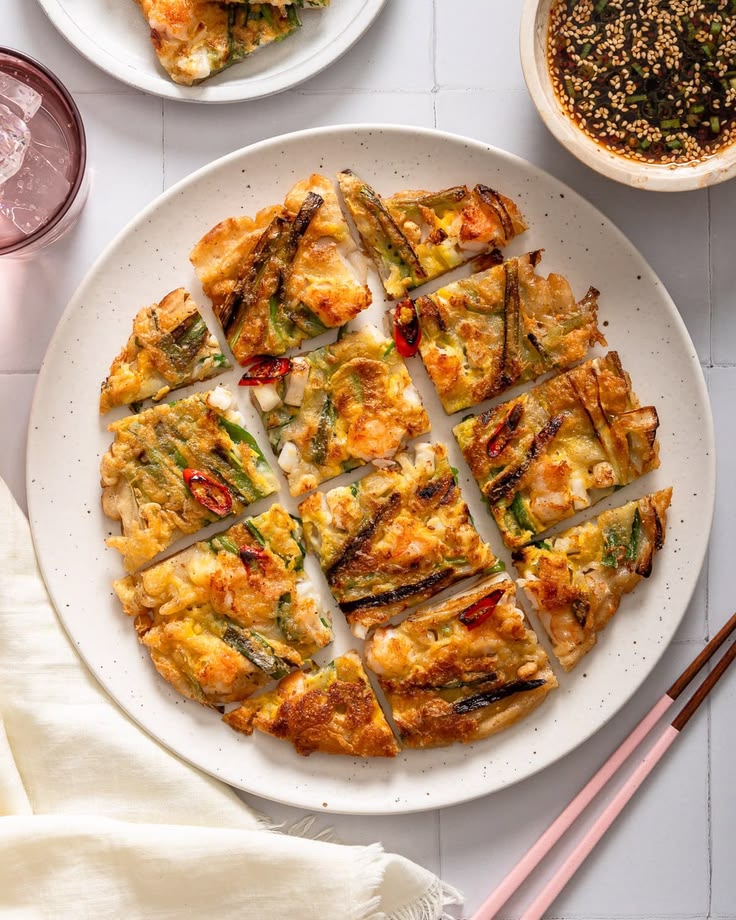 Haemul Pajeon (Seafood Green Onion Pancake)