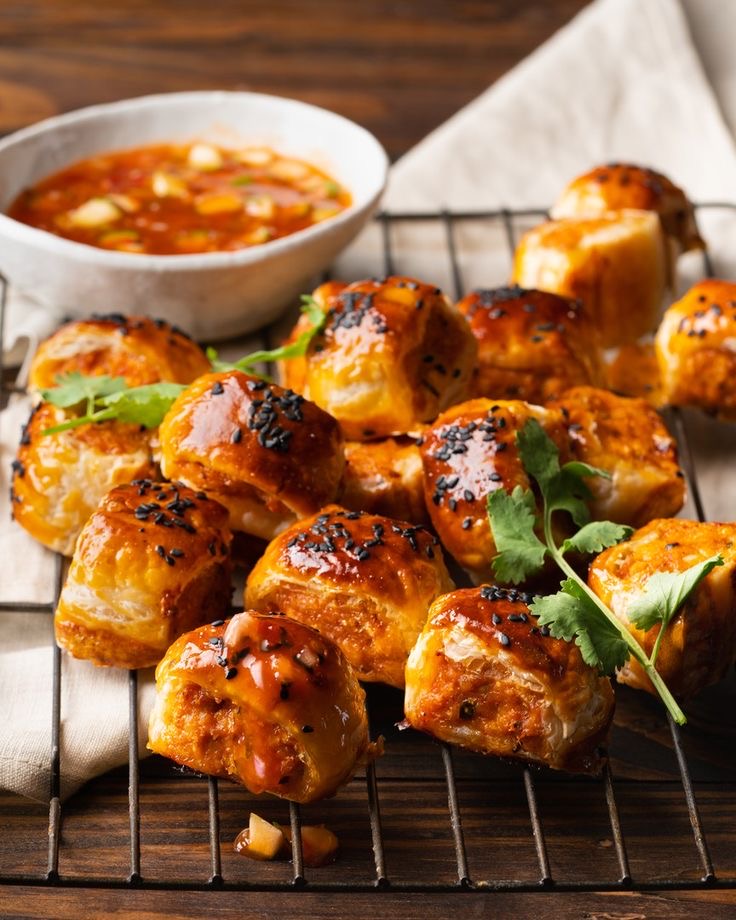 Thai-style Mini Sausage Rolls