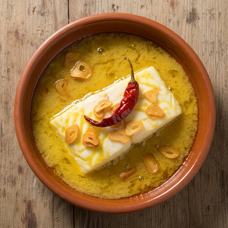 Bacalao al Pil Pil (Cod in Garlic Olive Oil Sauce)