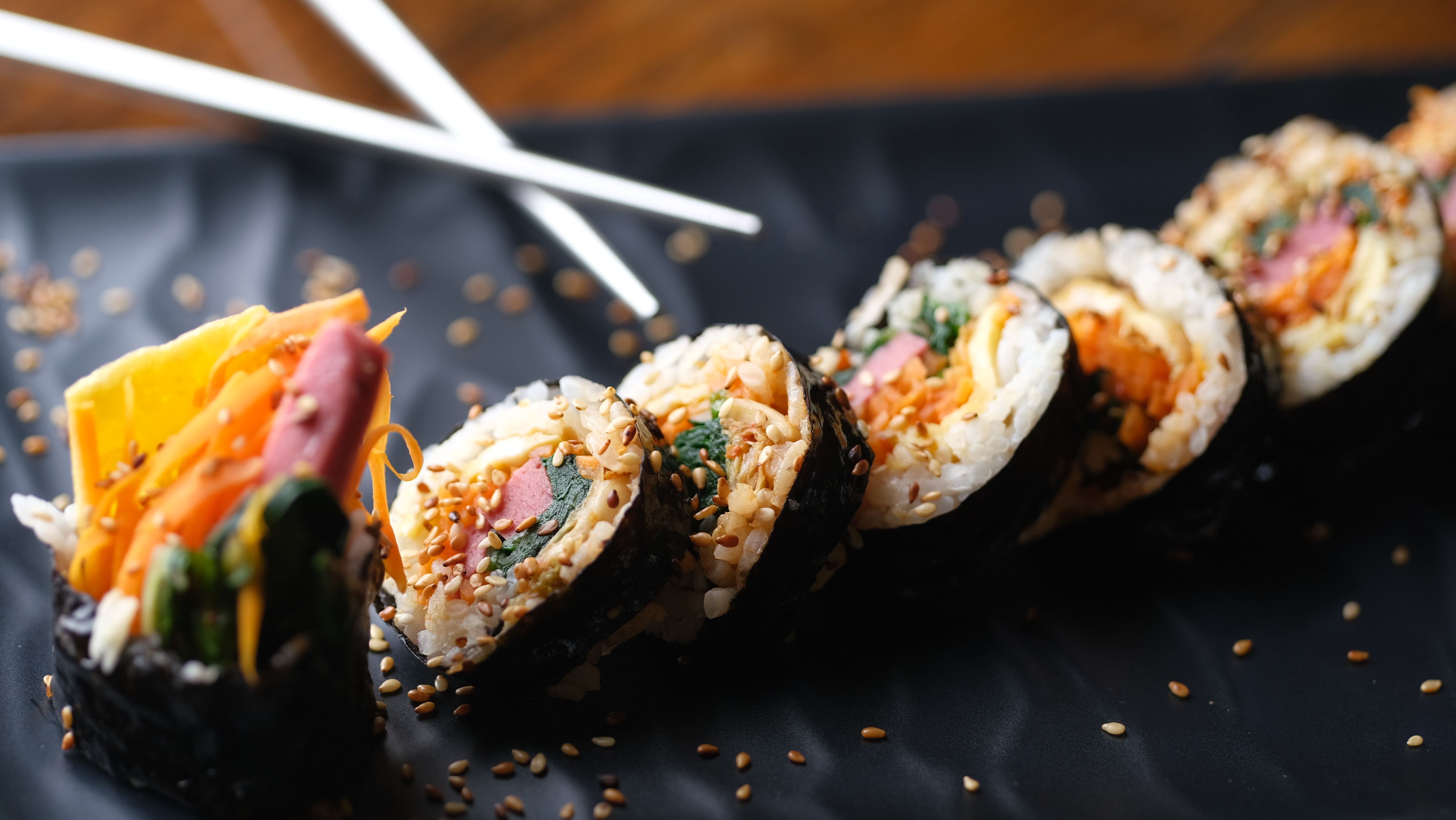 Korean-style Breakfast Sushi Roll