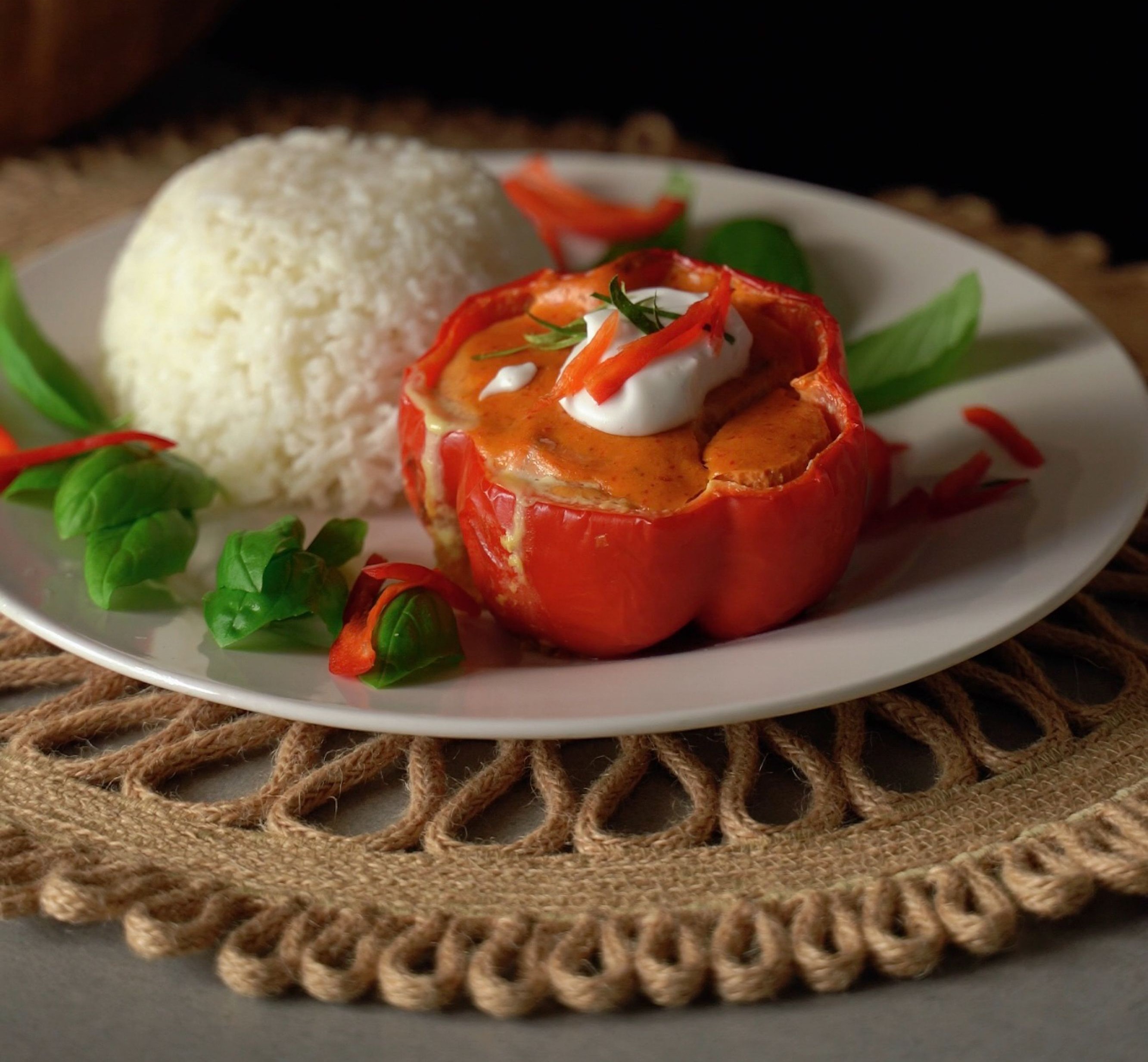 Stuffed Bell Peppers (Oven-Baked & Cheesy)