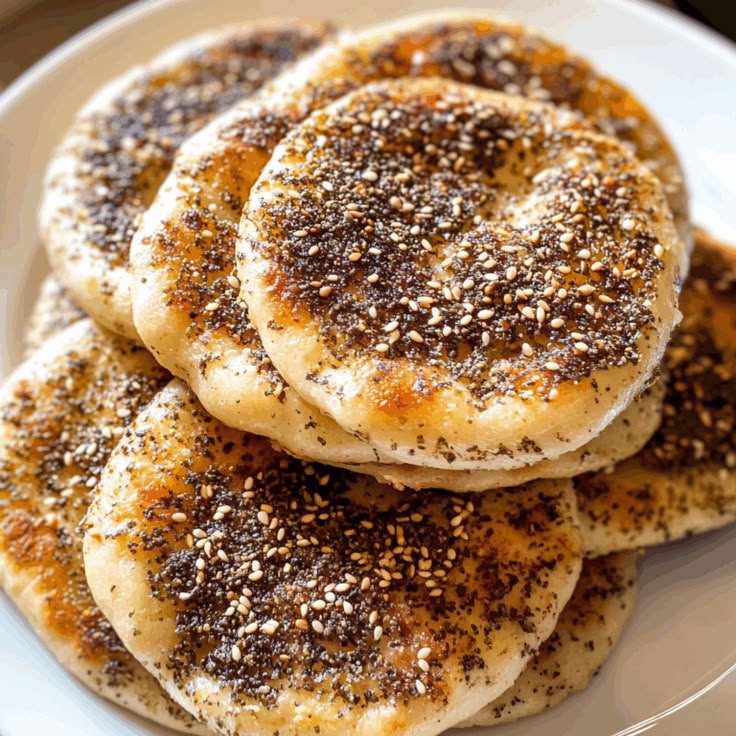 Mini Zaatar Flatbreads