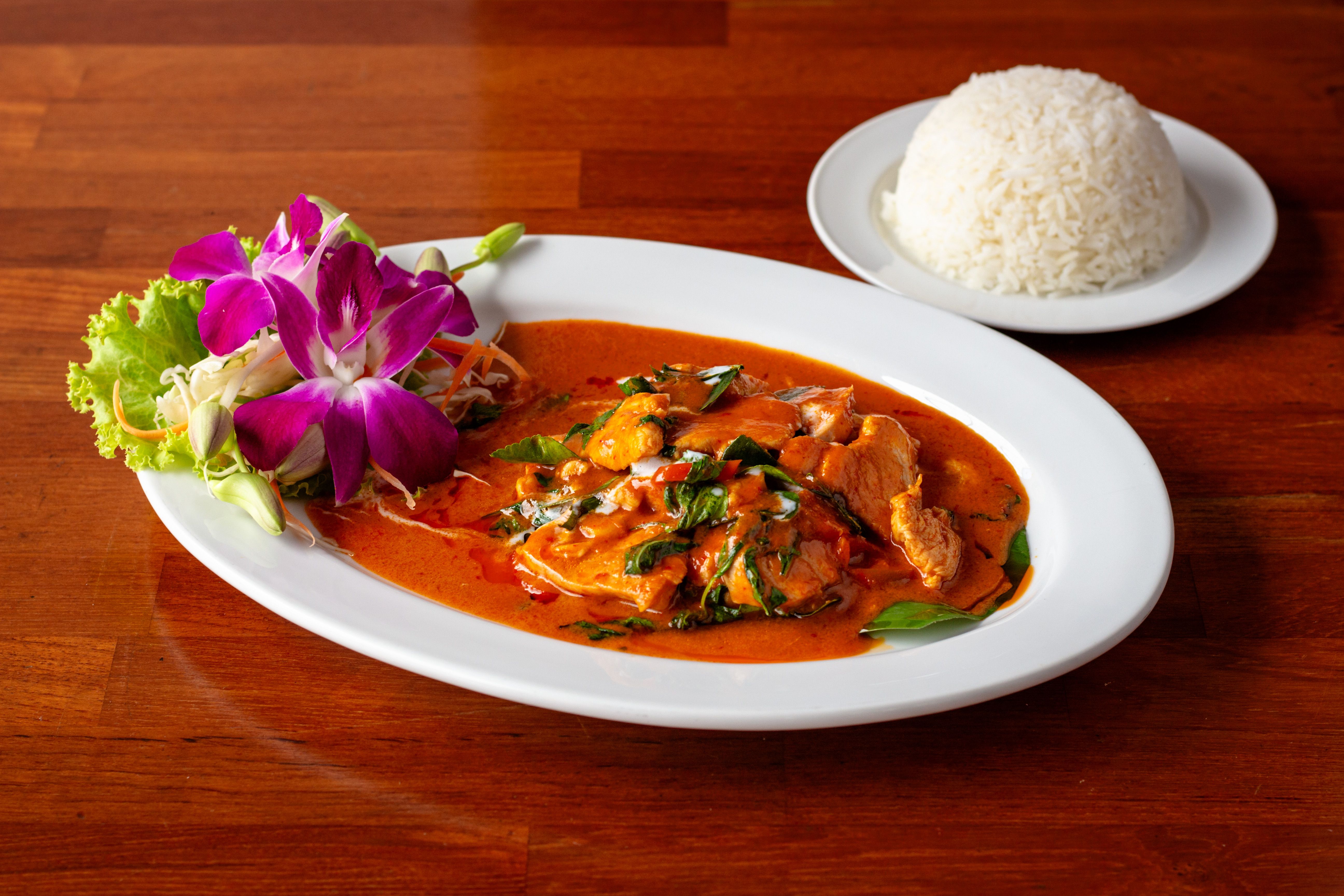 Thai Steamed Red Curry (Haw Mok)