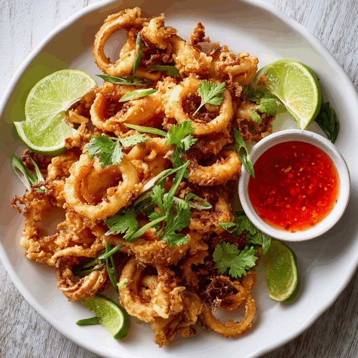 Easy Thai Style Fried Calamari