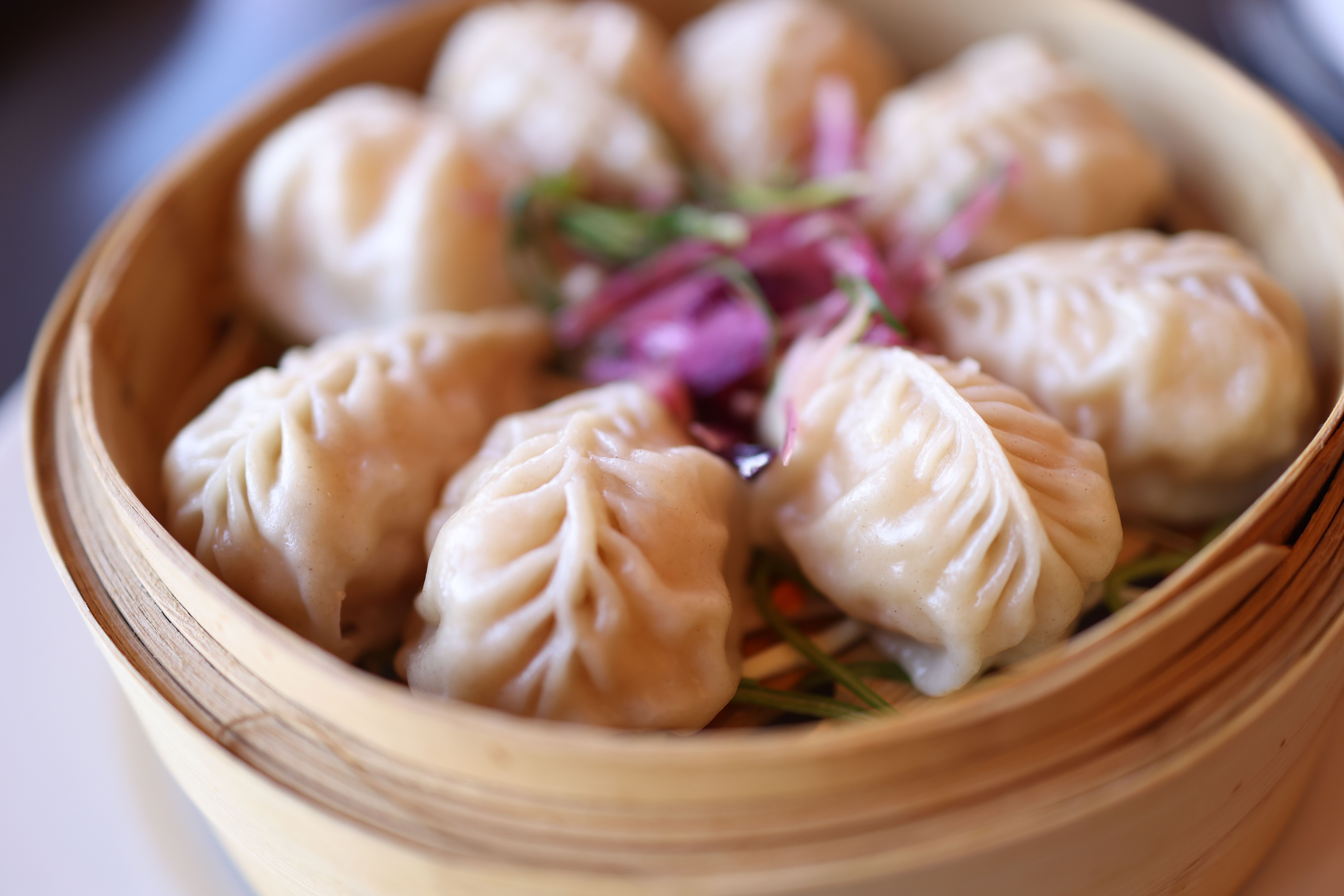 Vegetarian Thai Steamed Dumplings with Shiitake Mushrooms