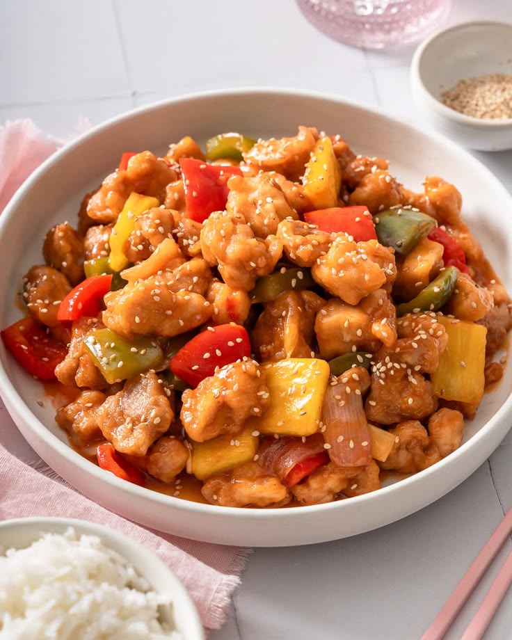 Sweet And Sour Chicken (Hong Kong Style)